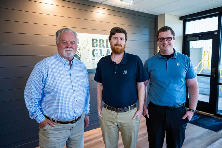 The Brinn Glass estimating team