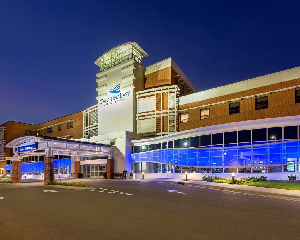 CAROLINA EAST MEDICAL CENTER Women’s Center & ED Expansion Brinn Glass